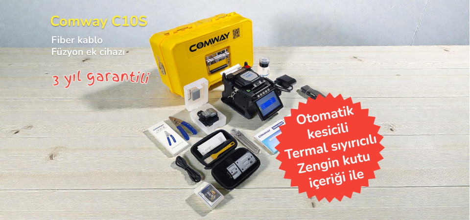 Comway C10S Fiber Kablo Füzyon Ek Cihazı