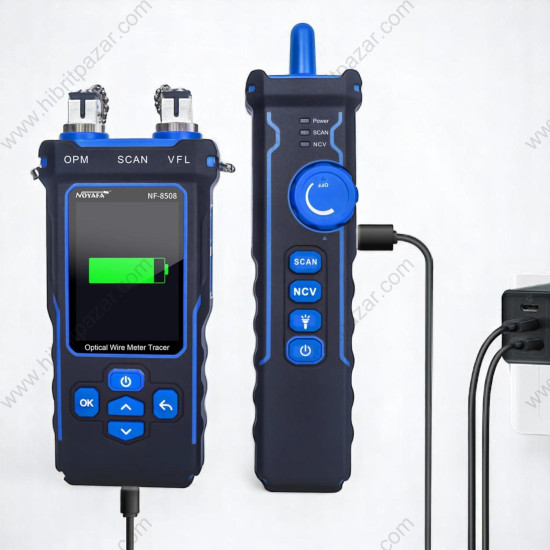 Noyafa NF-8508 Çok Fonksiyonlu Fiber Optik ve Ağ Kablosu Test Cihazı