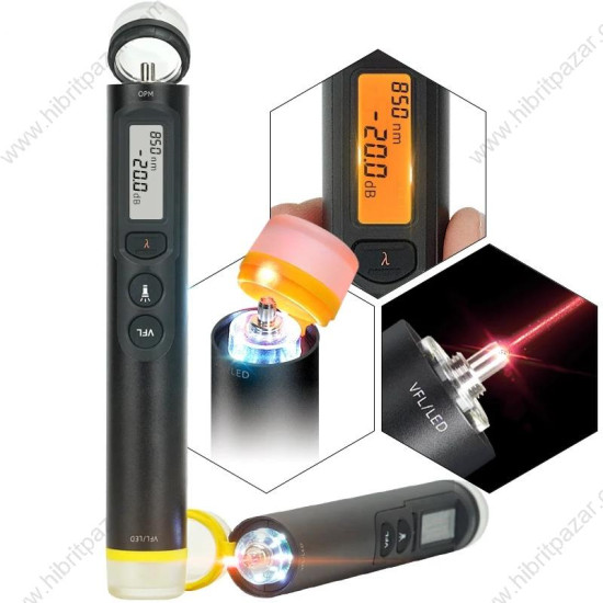 OFW FWV-05C Fiber Optik Güç Ölçer (Powermetre) ve Görsel ışık kaynağı (VFL)