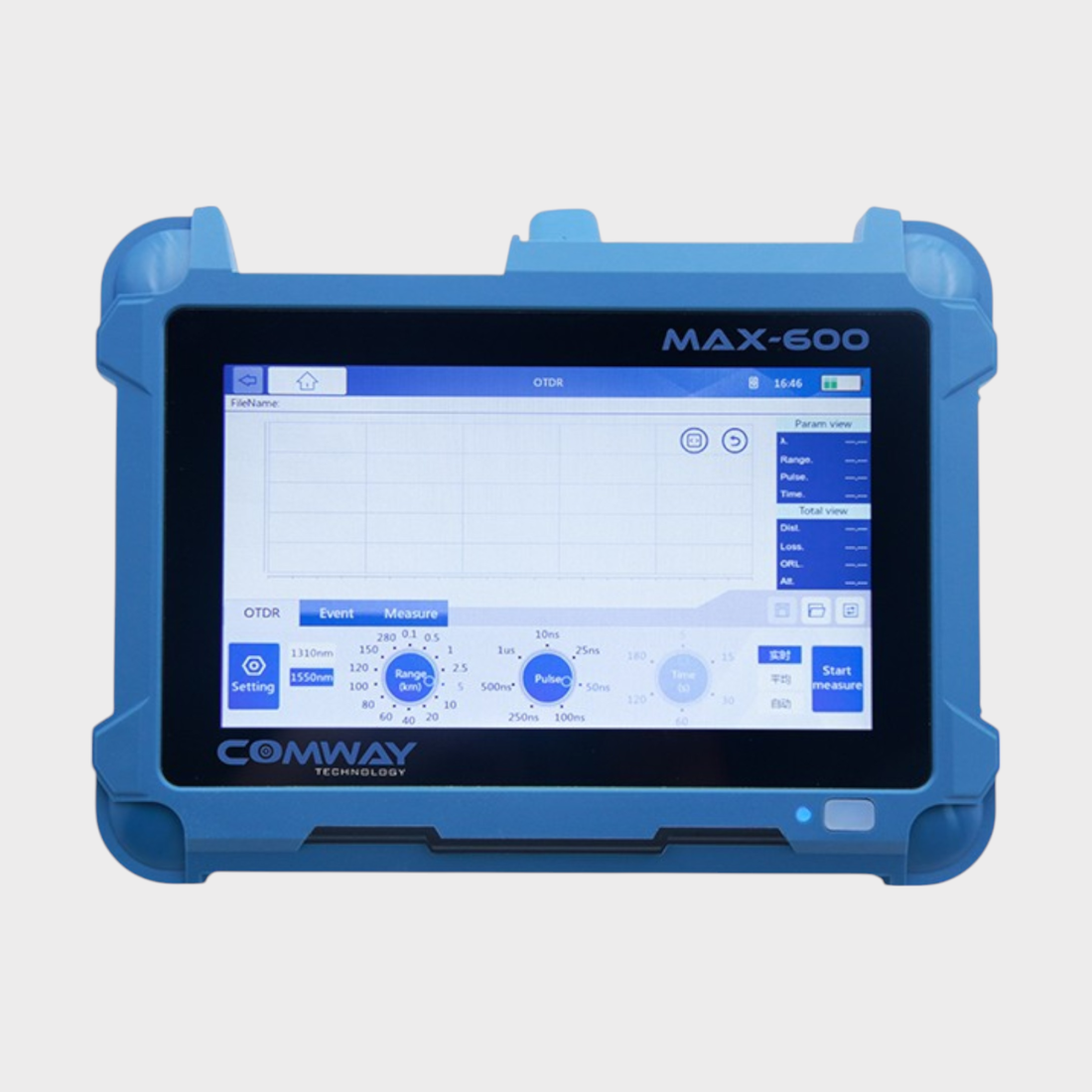 COMWAY MAX-600 OTDR – Profesyonel Fiber Optik Test Cihazı