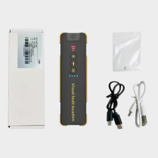 XUNXING Link-X50 Şarj Edilebilir 50mv Fiber Optik Kırmızı Işık Kaynağı (VFL)